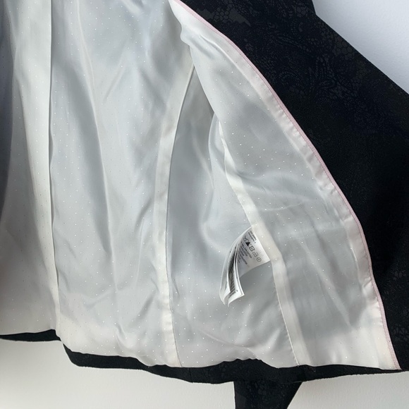 Chic black patterned blazer - Picture 5 of 6